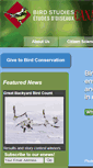 Mobile Screenshot of birdscanada.org
