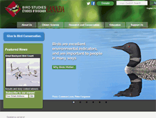 Tablet Screenshot of birdscanada.org